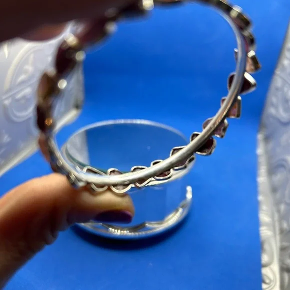 Handmade Natural Tourmaline Rough Gemstone Rose Gold Polished Bangle Bracelet